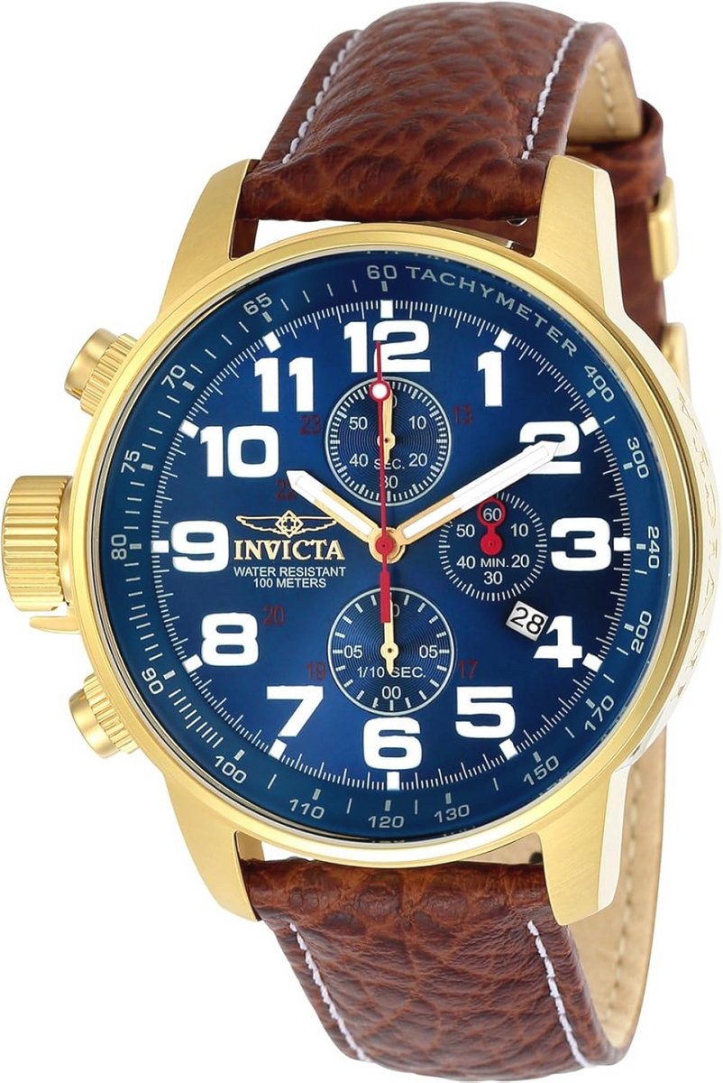 Invicta I-Force Heren Quartz horloge van roestvrij staal - 46 mm