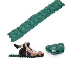 Premium Rugstretcher met 24 Massageballen – Spine Corrector voor Rug Nek en Wervelkolom – Houdingscorrector en Acupressuur Rugsteuner – Verlicht Rugpijn en Spierspanning – Groen