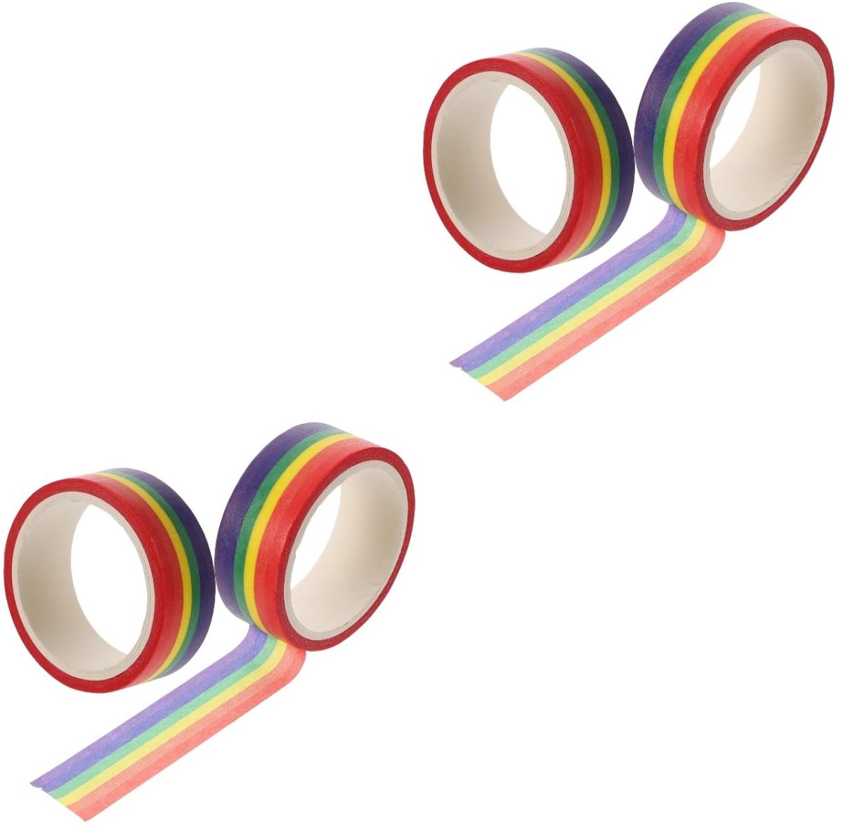 IMPERATORIS® 4 rollen Washi plakbandjes Tape Bullet/Junk Journal - Stickers Volwassenen - Plakband - 500cm - Washi Tape - bedrukte washi tape - decoratieve tape