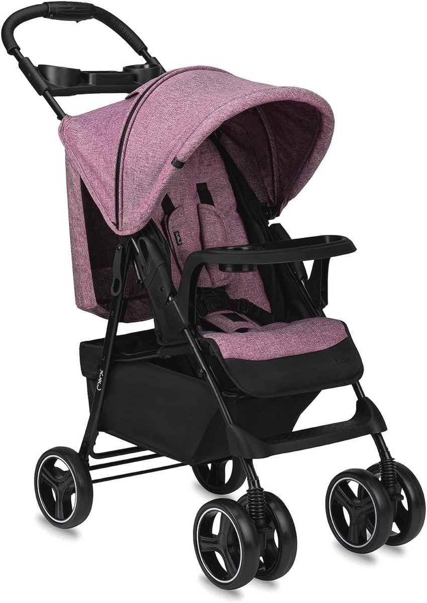 Kinderbuggy voor 6 maanden en ouder met 5-punts veiligheidsgordel, inklapbaar en lichtgewicht