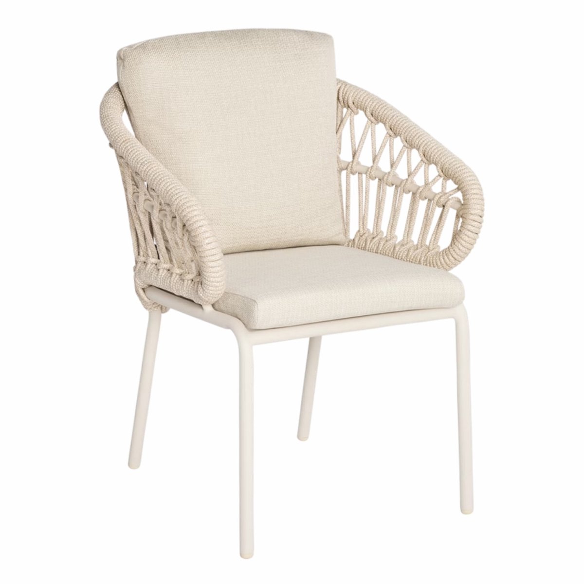 Suns Tosca chaise de jardin dining rope - Camel Sand