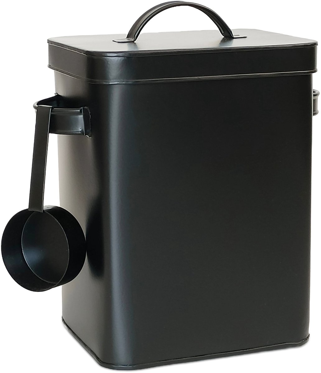 Metalen box - 2 stuks - 6,5 l - zwart