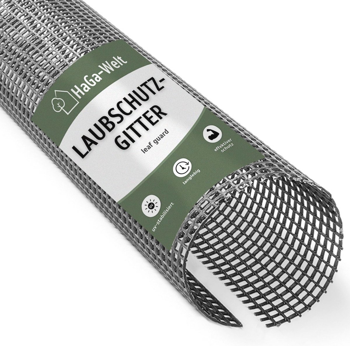 Dakgootbescherming voor bladeren - 100 mm - 125 mm - 1 m lengte - bladvanger - UV-bestendig en duurzaam materiaal