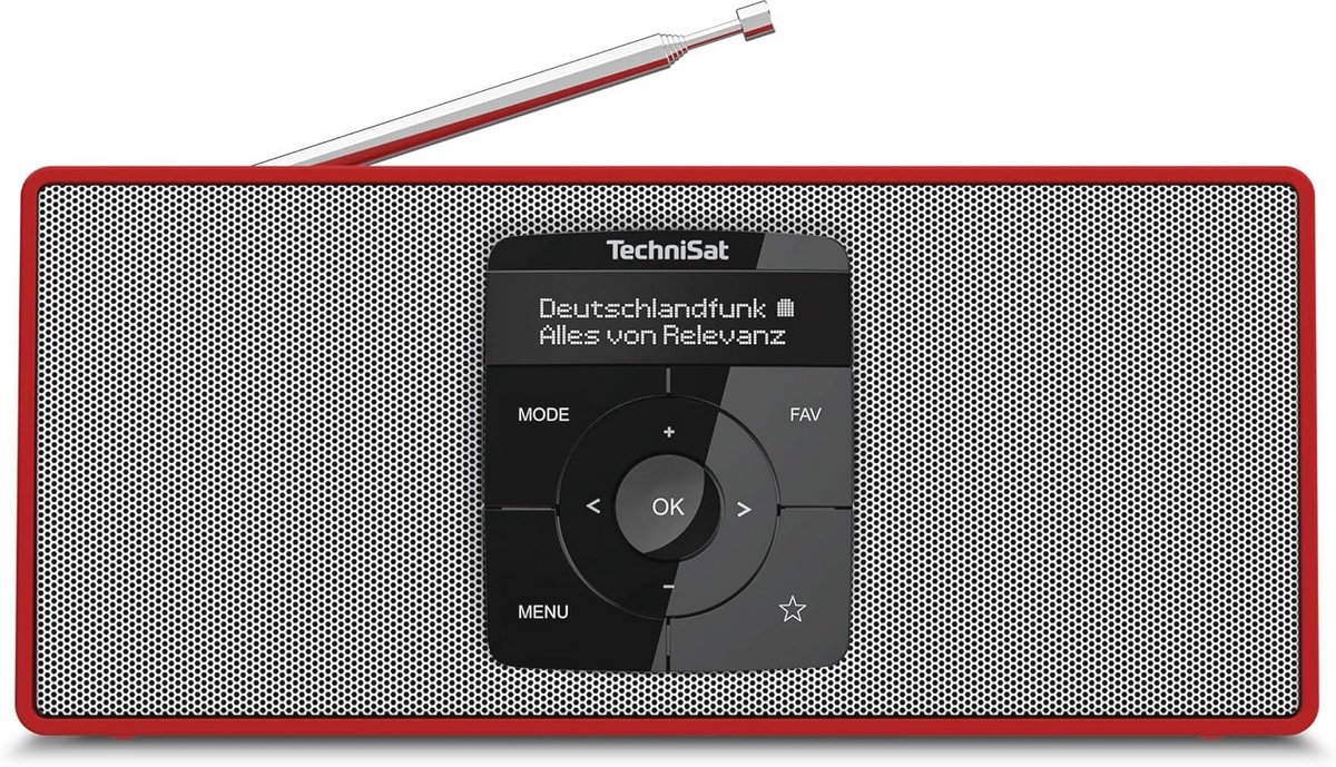Draagbare DAB+ Stereo Radio met Accu - Bluetooth, OLED Display, en FM Ontvangst