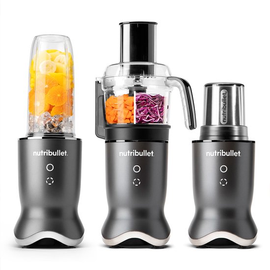 Nutribullet Ultra Plus+ - Blender & Foodprocessor in 1 - 900 ml Drinkbeker- Incl. To Go Deksel - Malen, Hakken, Snijden en Raspen van Nutribullet — afbeelding 4