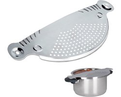 Afgiethulp - 2 stuks - zilver