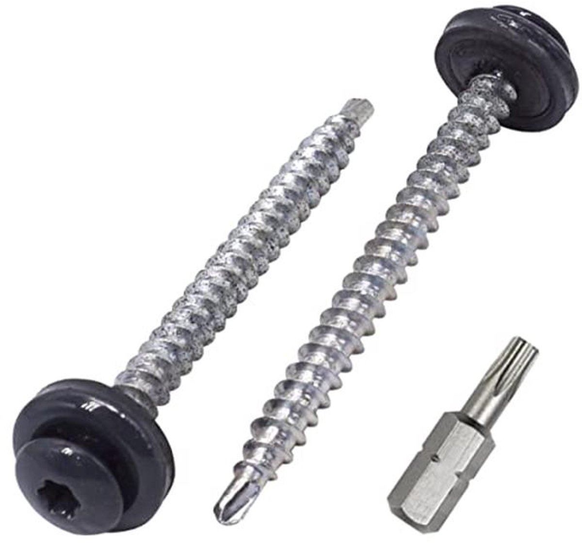 Metalen Dakschroeven 4,8 x 60 mm - Geschilderde Zelfborende Schroeven met EPDM-Ringen en T