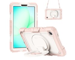 imoshion Tablet Hoes - Geschikt voor Samsung Galaxy Tab A9 Plus / Galaxy Tab A11 Plus - Backcover Kids - Roze