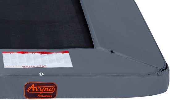 Beschermrand tbv trampoline Avyna PRO-LINE 275 x 190 - Grijs