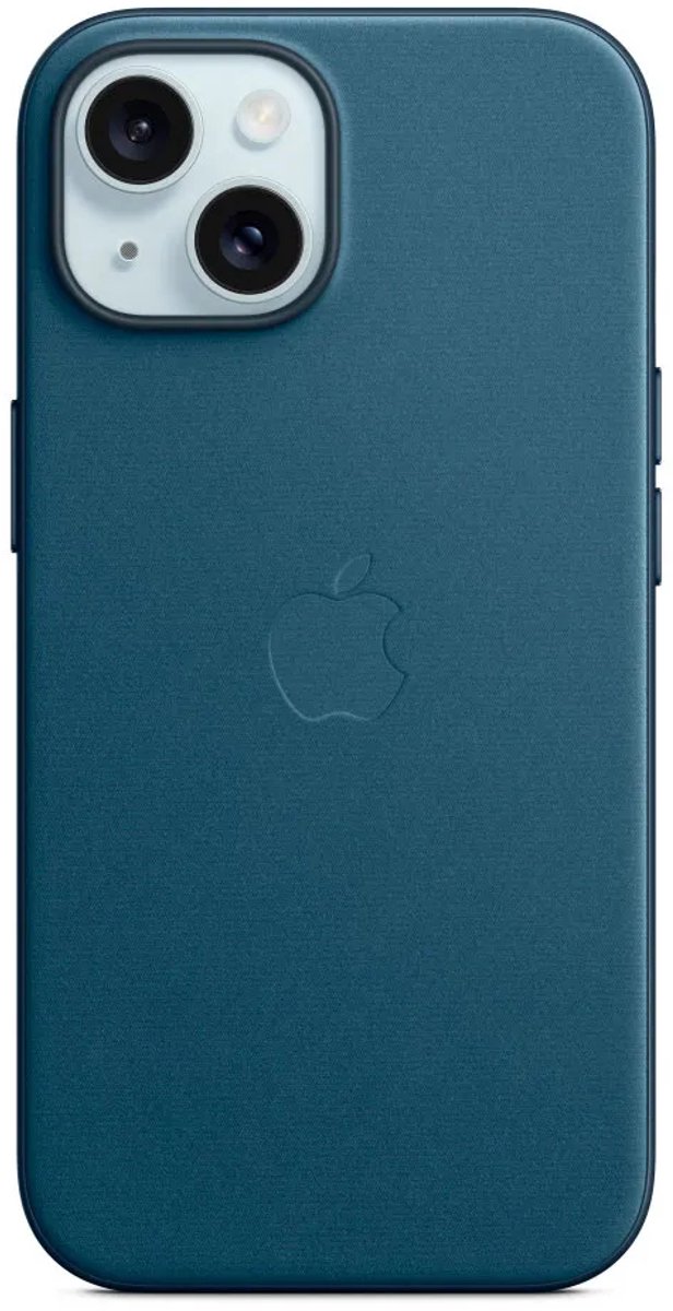 Apple FineWoven Case with MagSafe geschikt voor iPhone 15 - Pacific Blue