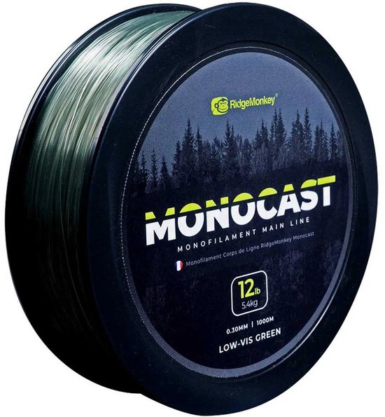 Ridgemonkey Monocast 1000 M Monofilament Transparant 0.400 mm van RidgeMonkey — afbeelding 2