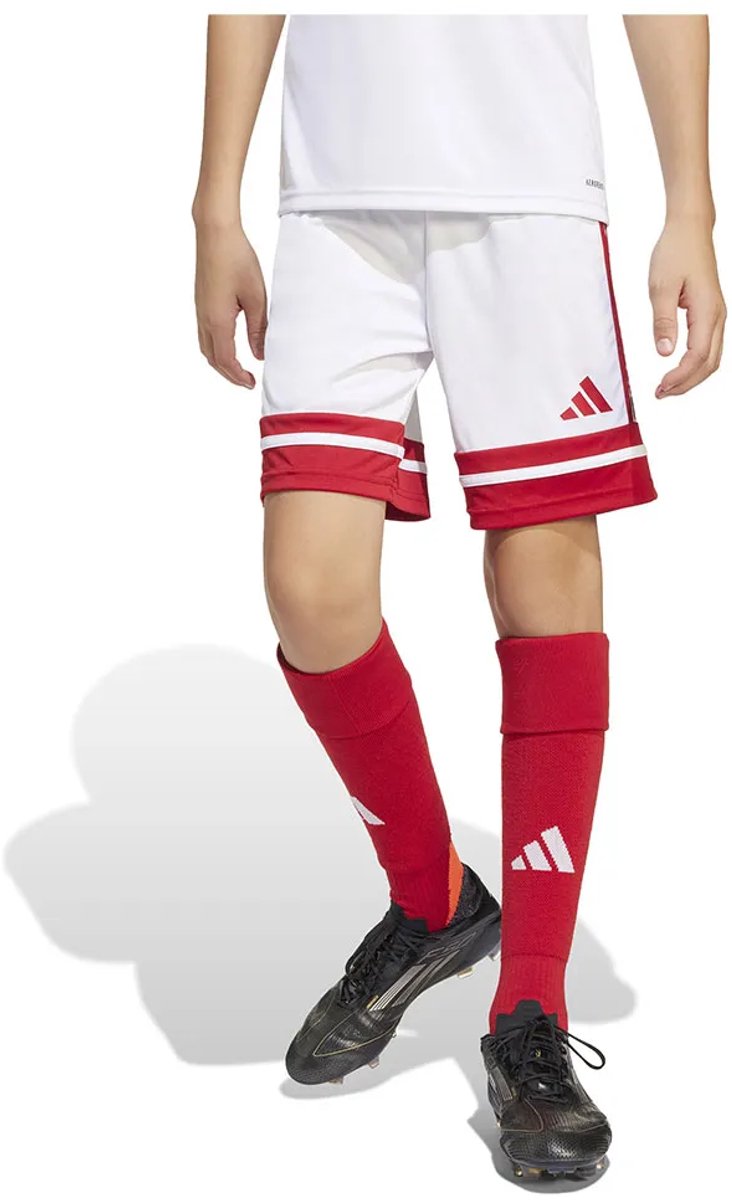 Adidas Squadra 25 Korte Broek Wit 15-16 Years Jongens,Meisjes