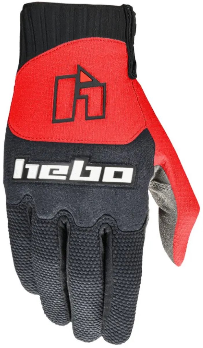Hebo Scratch Off-road Handschoenen Rood,Zwart L / Short Man