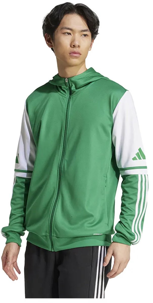 Adidas Squadra 25 Sweatshirt Met Rits Groen L / Regular Man