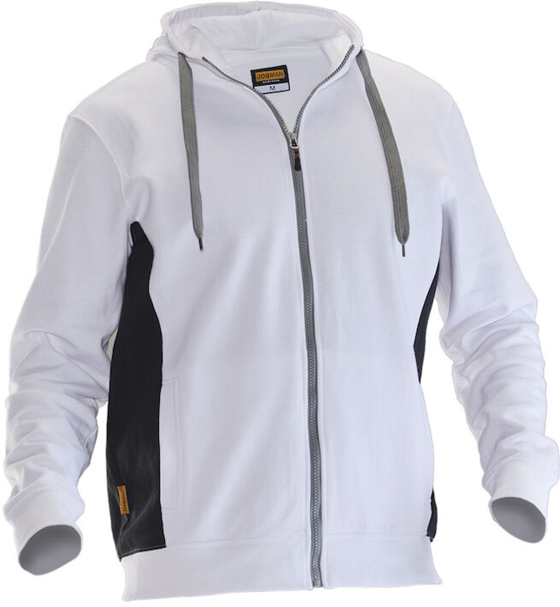 Jobman 5400 Sweatshirt Hoodie 65540020 - Wit/zwart - 4XL
