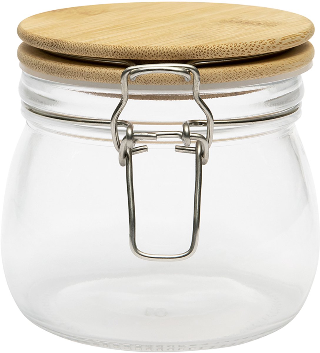 BrandNewCake Weckpot met Bamboe Deksel 500ml