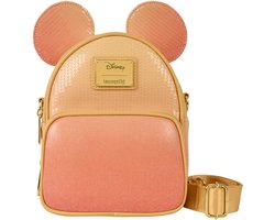Loungefly Convertible Backpack & Crossbody Bag Mickey Mouse Glitter