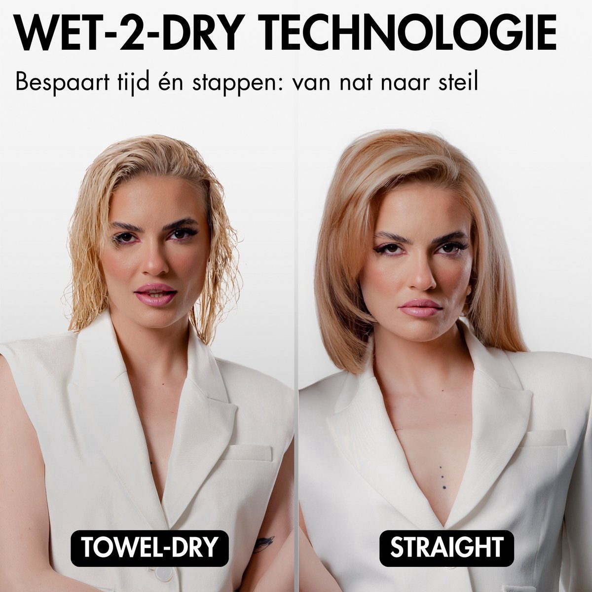 RD Commerce Sansbeauté Sanstraight Stijltang Wet-to-Dry - afbeelding 3