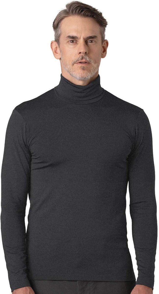 Heren Thermokleding met Hals – Fleece Onderkleding met Lange Mouwen – Functionele Thermoshirt Heren Thermokleding met Hals – Fleece Onderkleding met Lange Mouwen – Functionele Thermoshirt