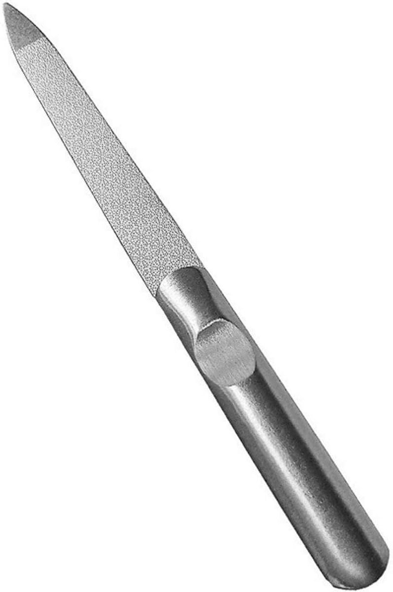 Dubbelzijdige RVS Nagelvijlen 4,6" - Set van 3 voor Perfecte Manicure en Pedicure