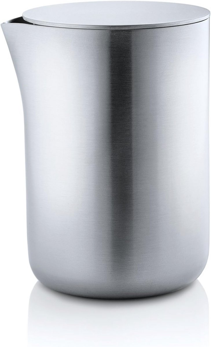 Roestvrijstalen Melkkannetje met Deksel - Vaatwasmachinebestendig 250 ml