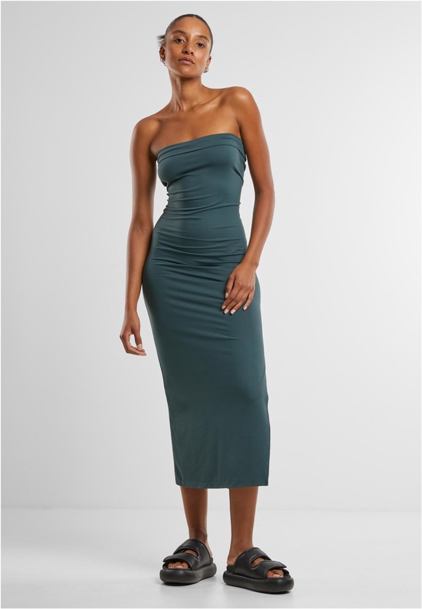 Urban Classics Midi-jurk Dames Midi-jurk – M Flesgroen