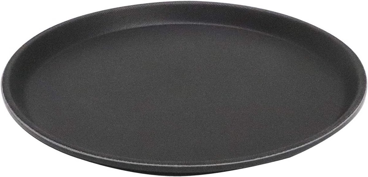 Zwart Antislip Dienblad voor Gastronomie - Ø 27,5 cm