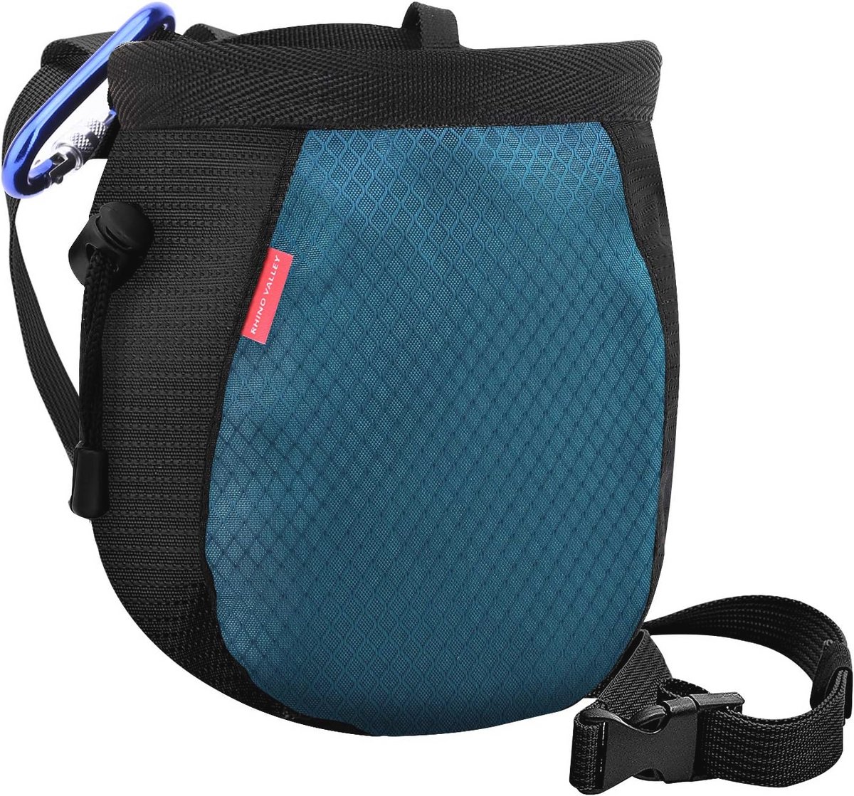 Magnesiatas voor Sportklimmen, Gymnastiek en Gewichtheffen met Verstelbare Riem en Karabijnhaak