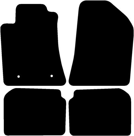 Tapis de voiture Toyota Avensis - Année de construction : 2003 - 2006 - 4 pièces - Comfort - Version : Berline