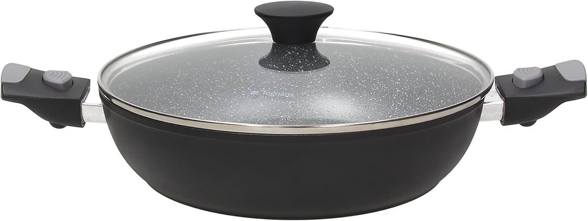 Ruimtebesparende Koekenpan 28cm met Deksel