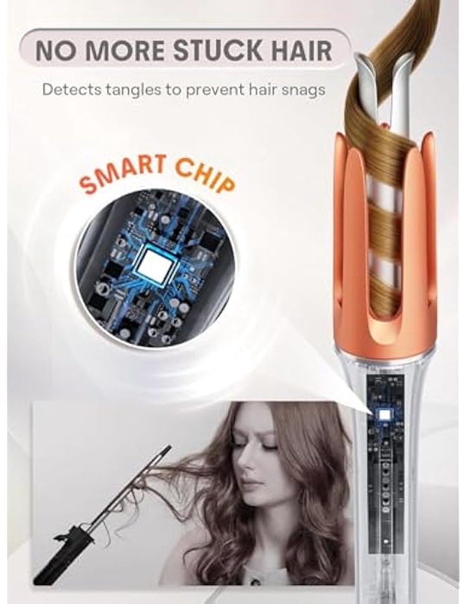 Automatische krultang van 32 mm, 3 temperatuurstanden, - afbeelding 3