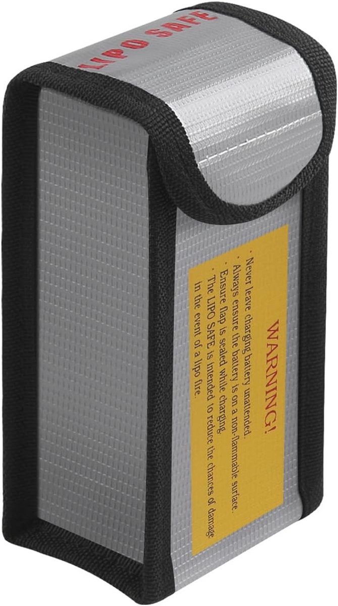 Vuurvaste Batterij Beschermhoes - Hoge Temperatuur Bestendige Cover voor Opladen en Opslag