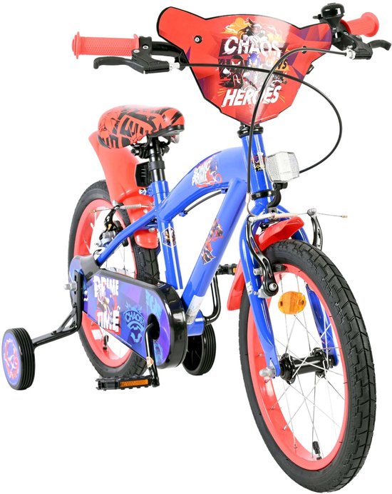 Sonic Kinderfiets - Jongens - 16 inch - Blauw - Twee handremmen van Sonic — afbeelding 3