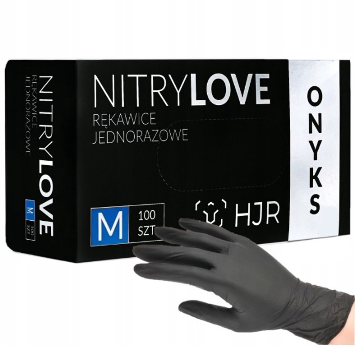 Nitril Handschoenen Zwart M – Poedervrij & Latexvrij – Wegwerphandschoenen – 100 Stuks – Voor Voedselbereiding & Salongebruik