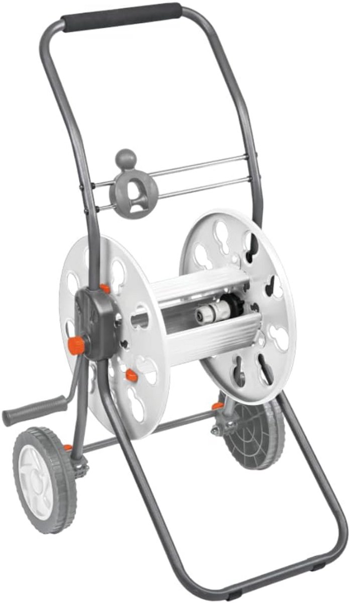 Slangwagen 60 m met sproeiset en accessoires voor eenvoudige wattering