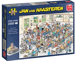 Jan van Haasteren - Kunnen wij het maken? - 2000 stukjes puzzel - Legpuzzel voor volwassenen