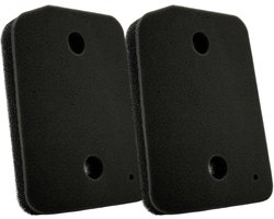 Fixem pluizenfilter, geschikt voor Miele T1 - 9164760, 9164761, 12551630 wasdrogers, condensor sokkelfilter met 2 gaten, 2 stuks 220 x 133 x 30 mm - 2 stuks