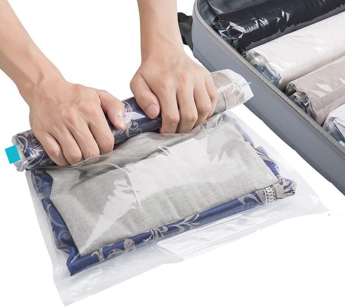 Vacuümzakken Set van 7 - Ruimtebesparende Opbergoplossing voor Kleding en Dekbedden
