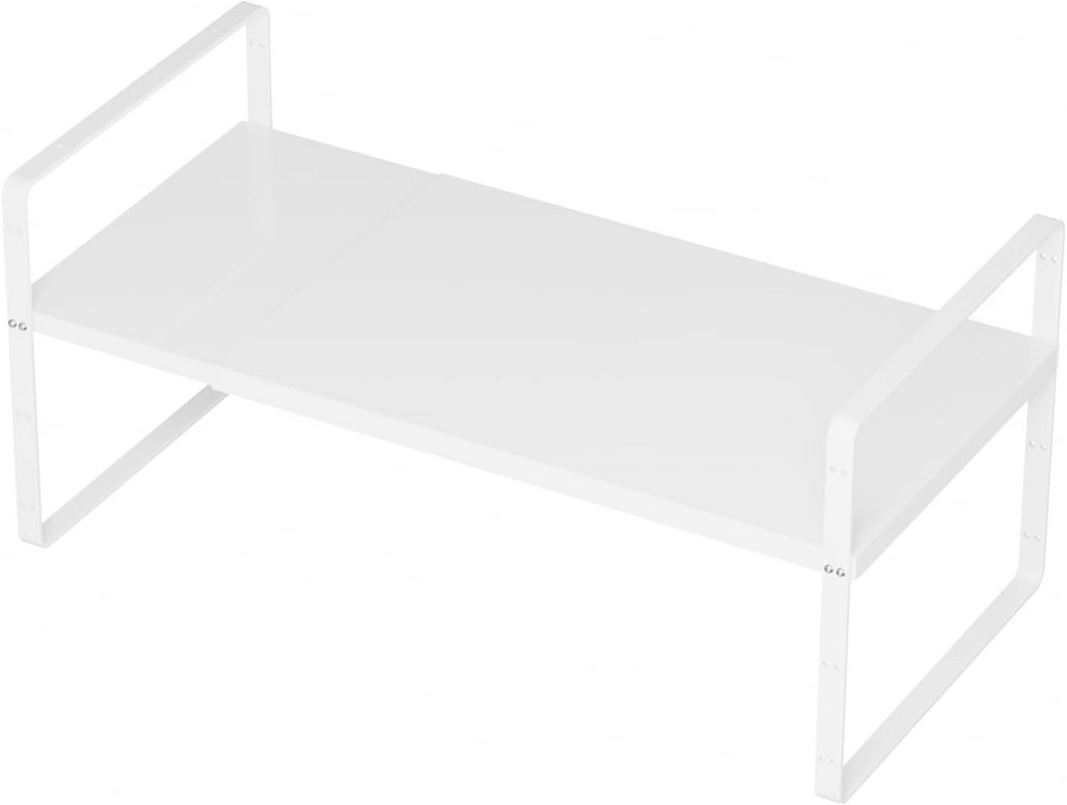 Uitbreidbare Kast Organizer - Verstelbare en Stapelbare Planken voor Keuken en Badkamer