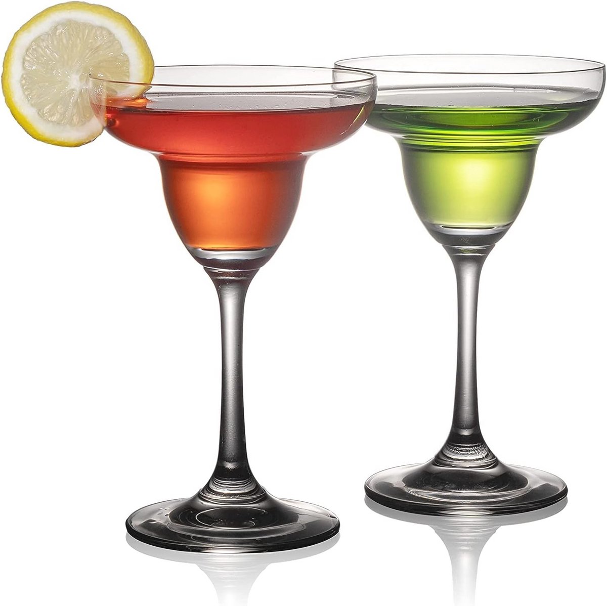 Margaritaglazen set van 2 - Cocktailglazen voor Martinis, Manhattans en meer - 6 oz