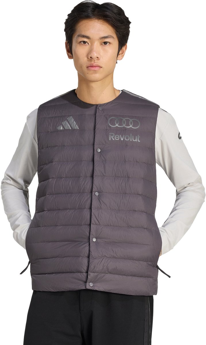 Adidas Performance Audi Revolut F1 Team Engineers & Marketing Gewatteerd Gilet Heren Grijs