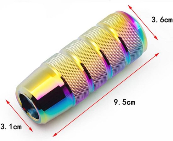 Universele handmatige versnellingsknop voor auto's - aluminium schakelknop met 3 adapters van universele — afbeelding 2