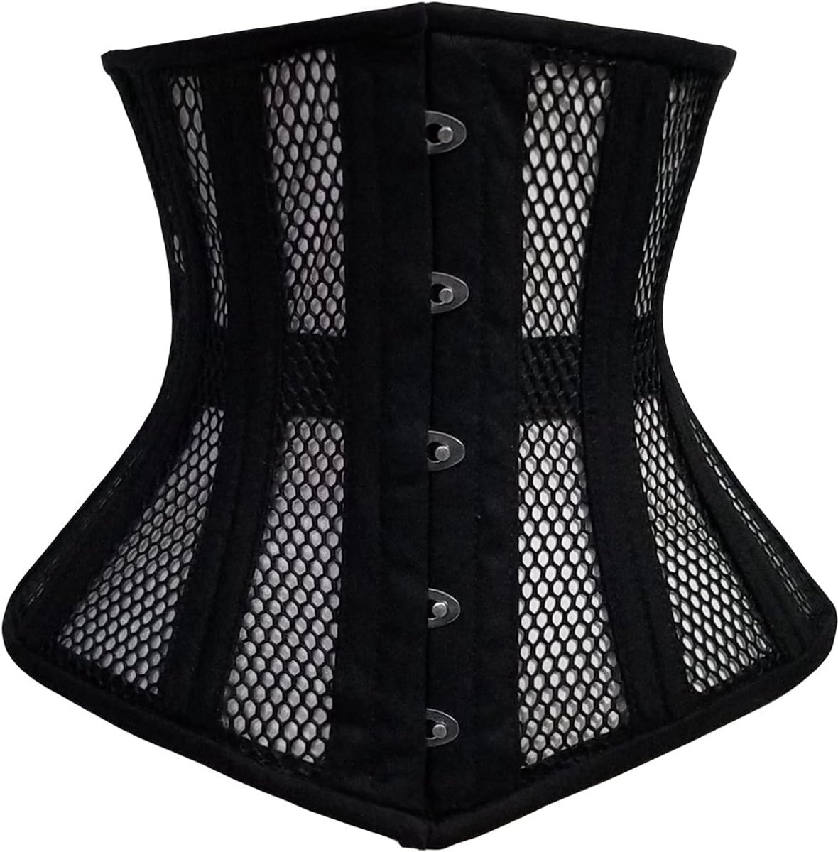 Extreme Tailleformer Corset Stevige 18 Dubbele Stalen Baleinen Onderrust Cincher