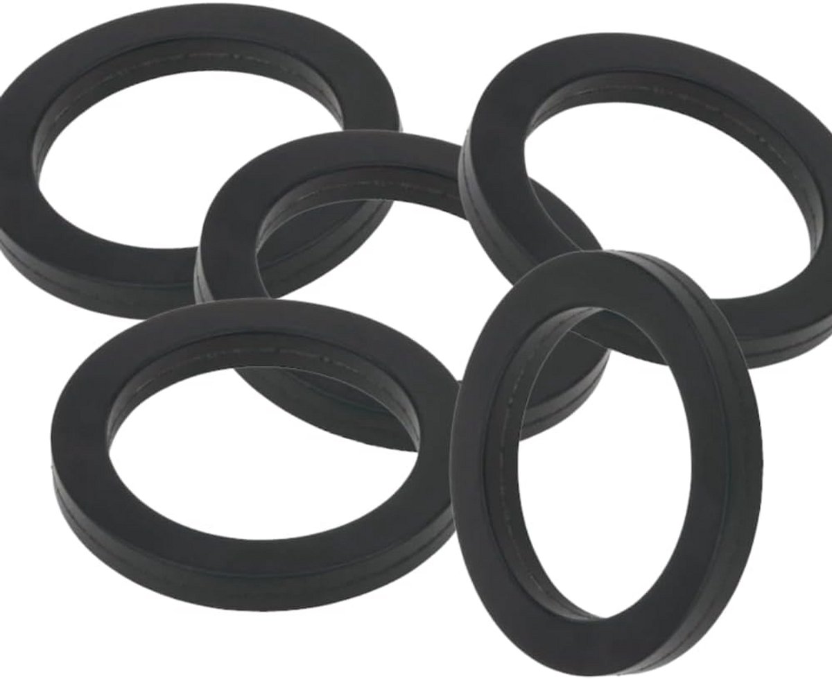 Set van 5 Rubberen Afdichtingen voor Kranen 3/4 Inch