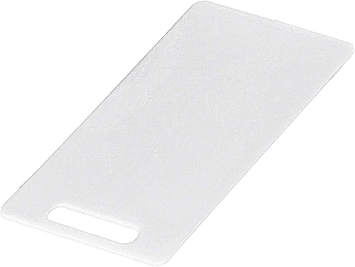 Snijplank PE-kunststof 24 x 15 x 0,5 cm wit