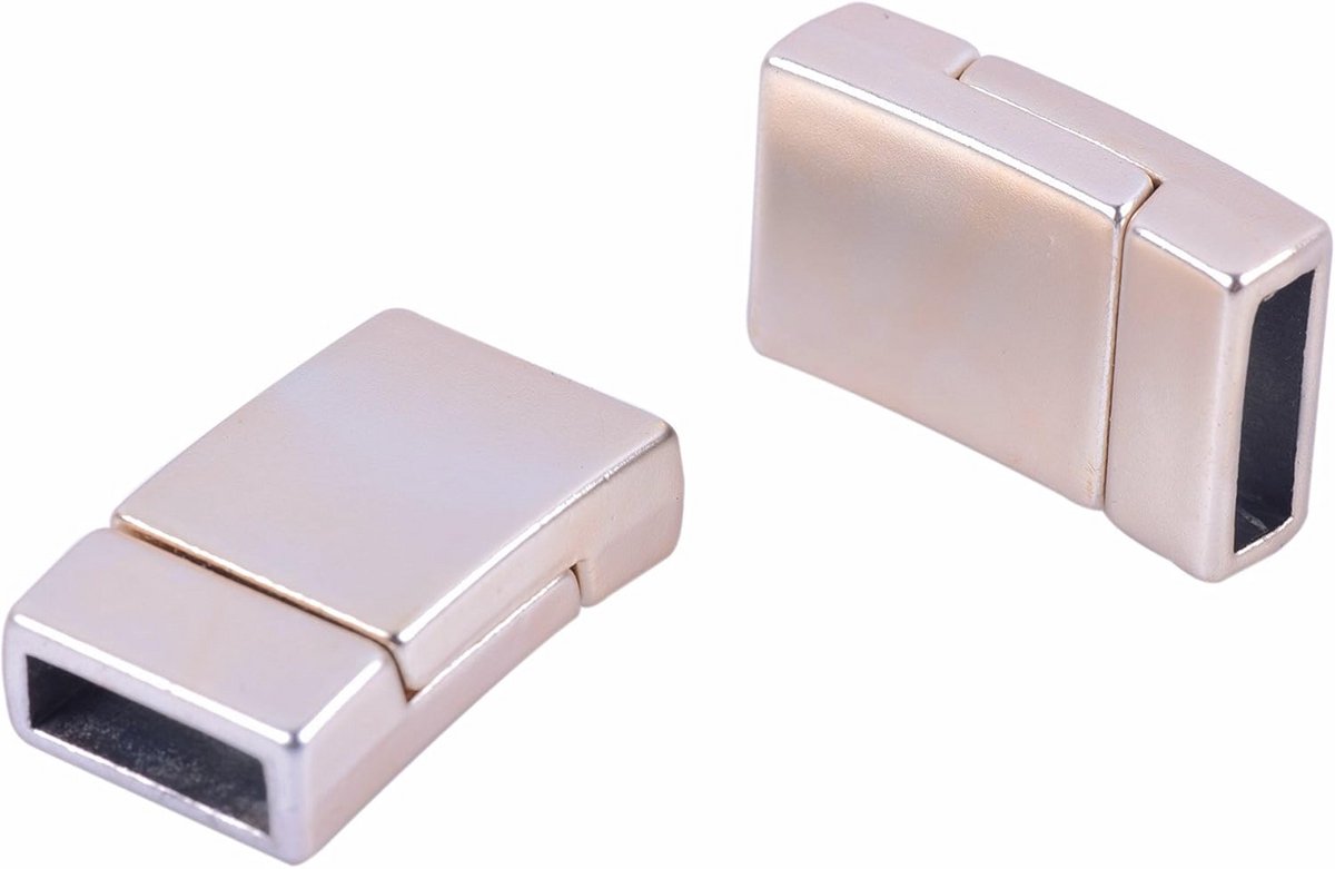 Magnetische Sluiting Rechthoekig voor Sieraden en Armbanden - 10x3mm - Diverse Kleuren