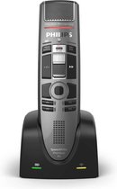 Philips SpeechMike Premium Air SMP4010 - Draadloze dicteermicrofoon - Schuifschakelaar - Lossless spraaktechnologie - Aanraaksensor - Antraciet