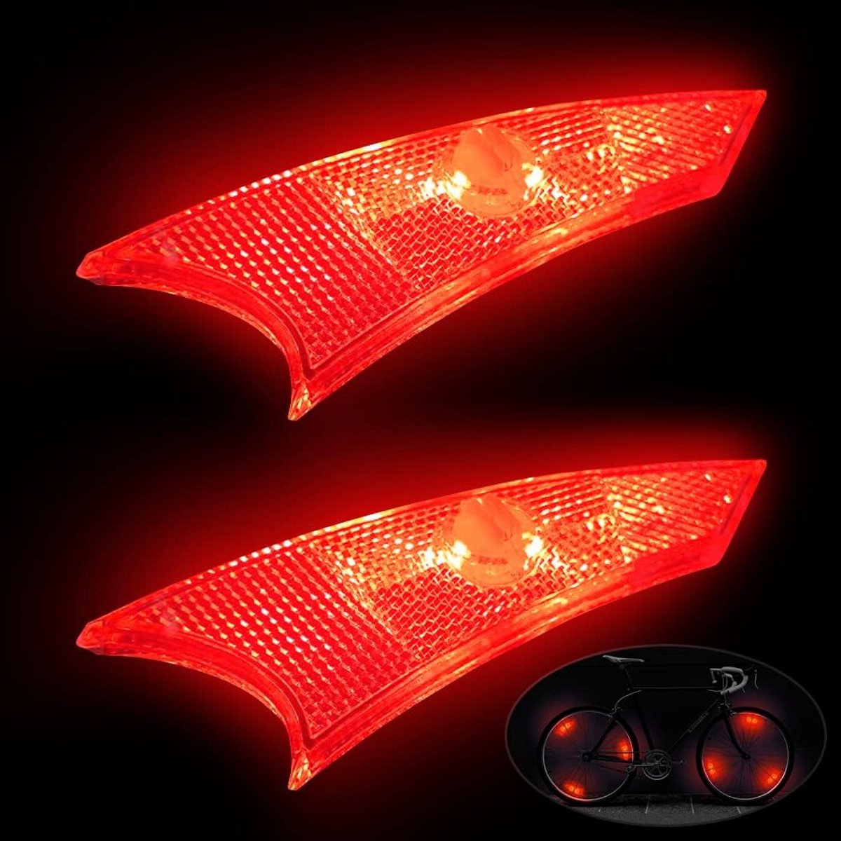LED Fiets Wiel Lampjes Waterdicht - 3 Modi Spaken Verlichting voor Veiligheid