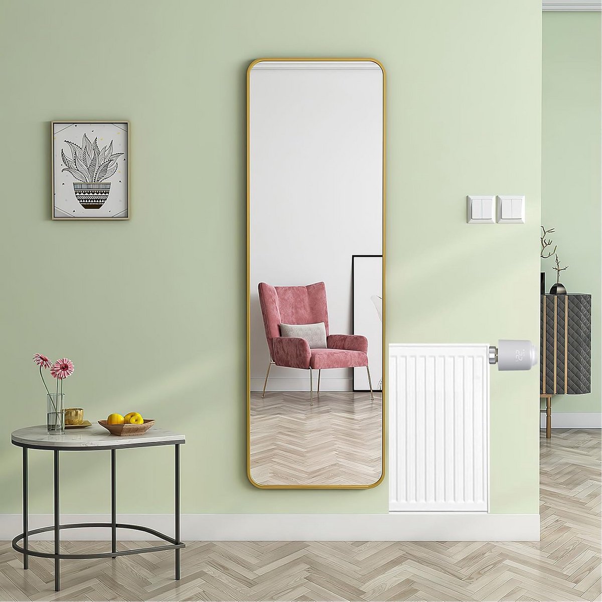 Slimme Thermostatische Radiatorkraan met Afstandsbediening en Spraakbesturing (App/Alexa/Google)