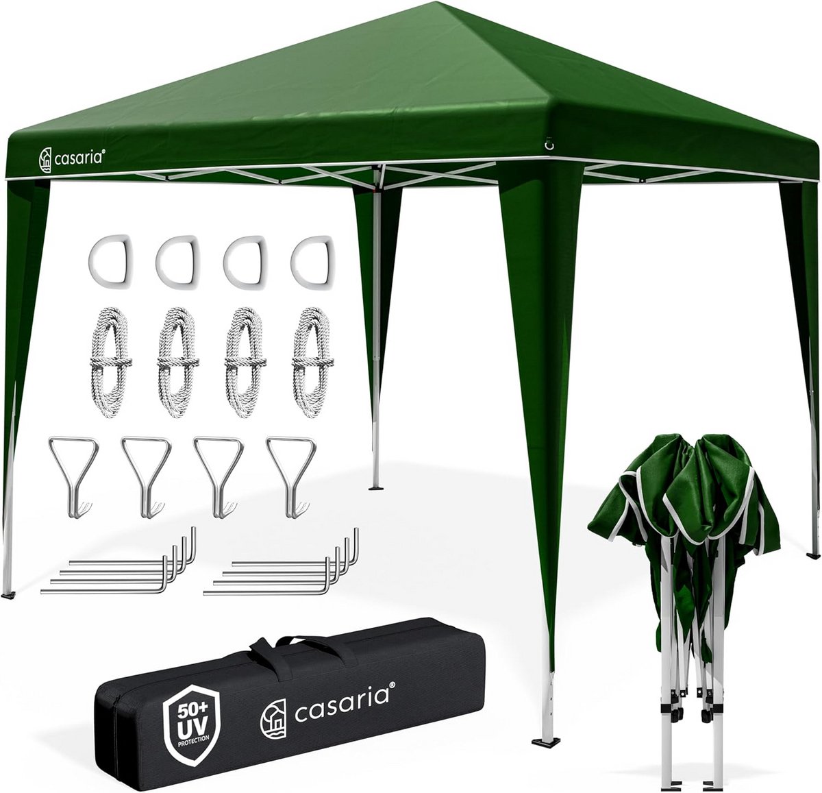 Pop-up Partytent 3x3m - Tuinpaviljoen met UV-bescherming en Waterdicht Dak - Inclusief Draagtas